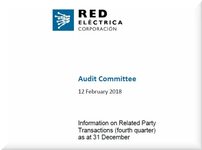 Cover of Committee Report on Related-Party Transactions 2017 Go to the report